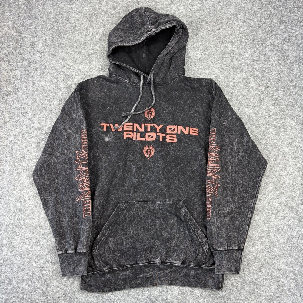 Twenty One Pilots The Bandito Tour Hoodie Size Small Acid Wash 2018